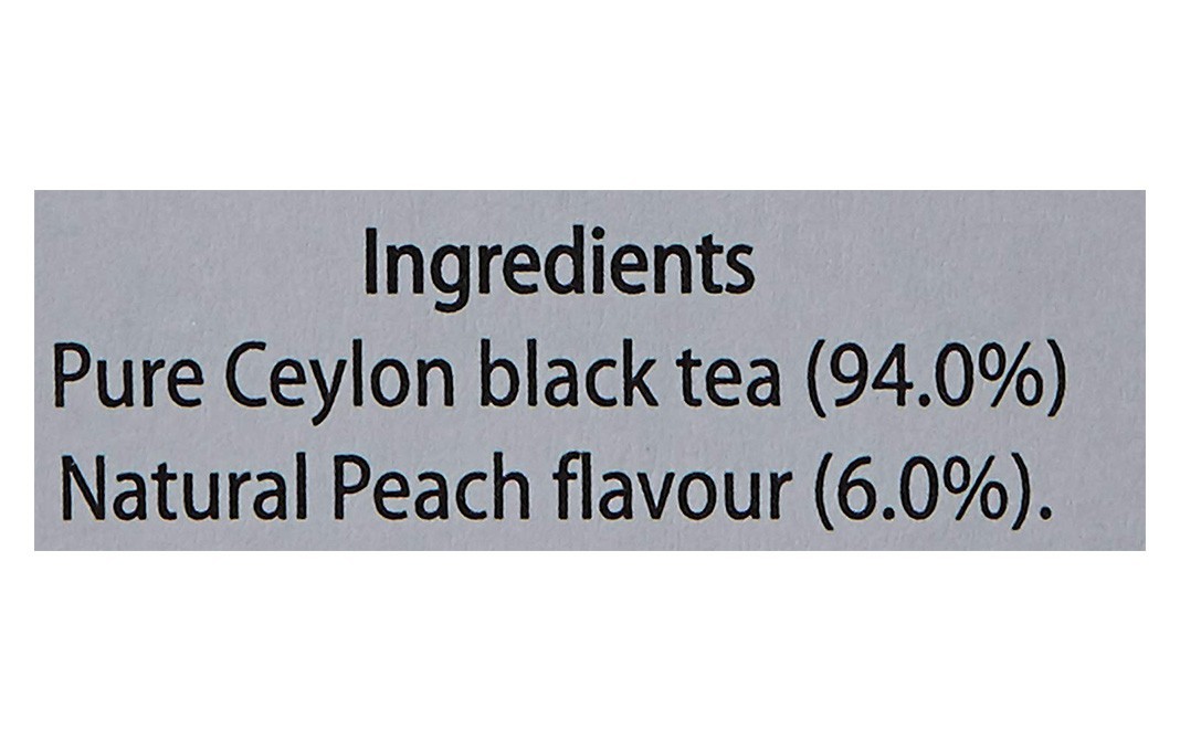 Dilmah Peach Flavoured Ceylon Black Tea   Box  25 pcs